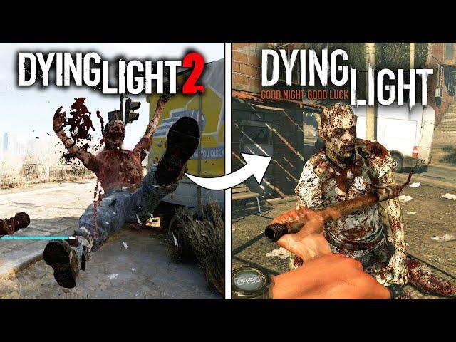 Dying Light 2 vs Dying Light - Physics and Details Comparison