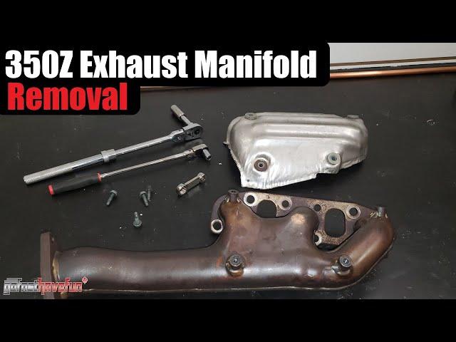 Nissan 350Z / Infiniti G35 Exhaust Manifold / Header REMOVAL | AnthonyJ350