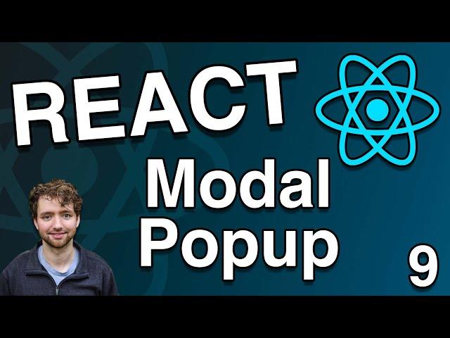 Create a Popup Modal with React Bootstrap - React Tutorial 9