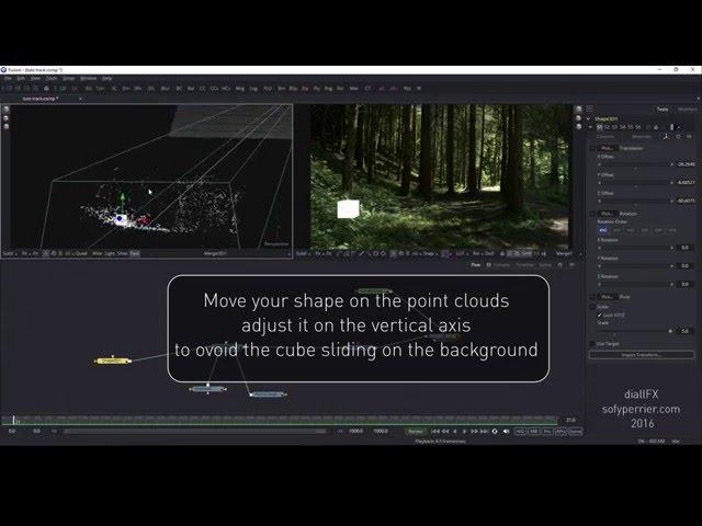 3D Camera tracking in blackmagic fusion