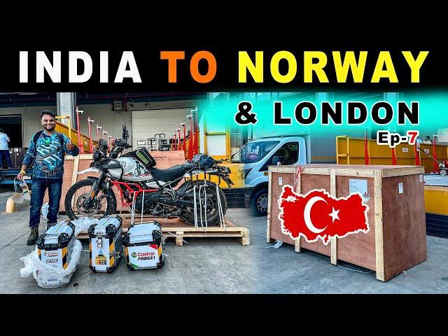 Finally BIKE MIL GAYI  INDIA TO  NORWAY & LONDON | EXPLORING TURKEY ISTANBUL | Ep -7