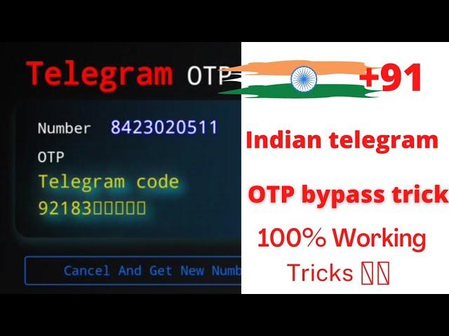 Indian telegram OTP bypass tricks||New website||All otp bypass trick || whatsapp - 7719207742