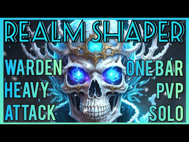ESO OMG Super Powerful Warden! PVP/Solo/PVE This Does It All! Heavy Attack One Bar Build Necrom 2023
