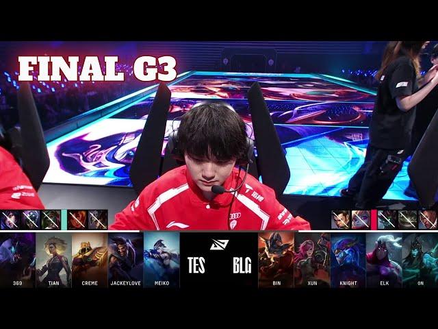 BLG vs TES - Game 3 | Grand Final S14 LPL Spring 2024 | Bilibili Gaming vs Top Esports G3 full