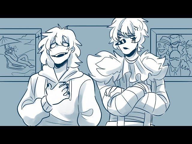 He pushed me down the stairs (Animatic)(Creepypasta)