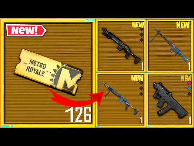 GET FREE FABLED WITH GOLD TICKETS  PUBG МЕТRО ROYALE CHAPTER 25