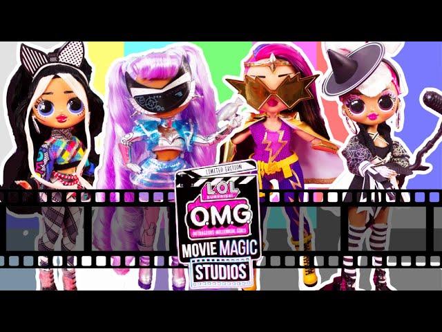 LOL OMG Movie Magic Studios Dolls 4 Dolls FULL UNBOXING!