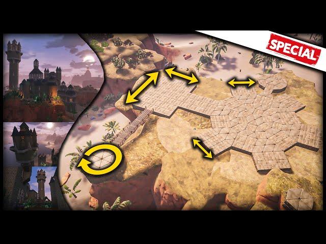 Ultimate Base - Round and Square Mixed Big Base | Conan Exiles