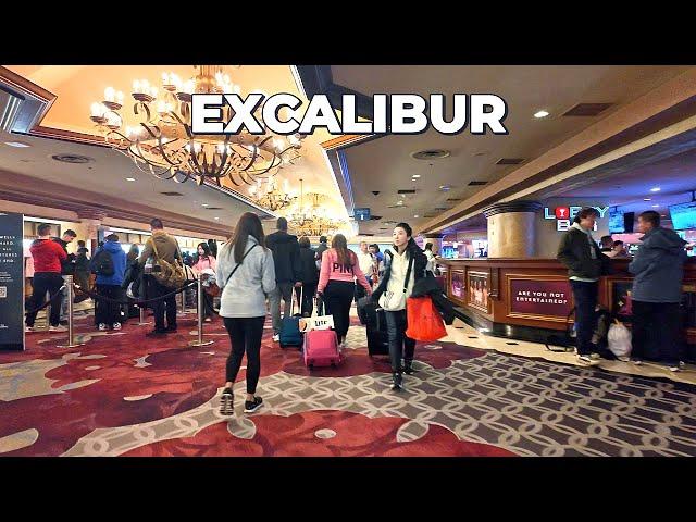 Excalibur Las Vegas Walk - December 2024