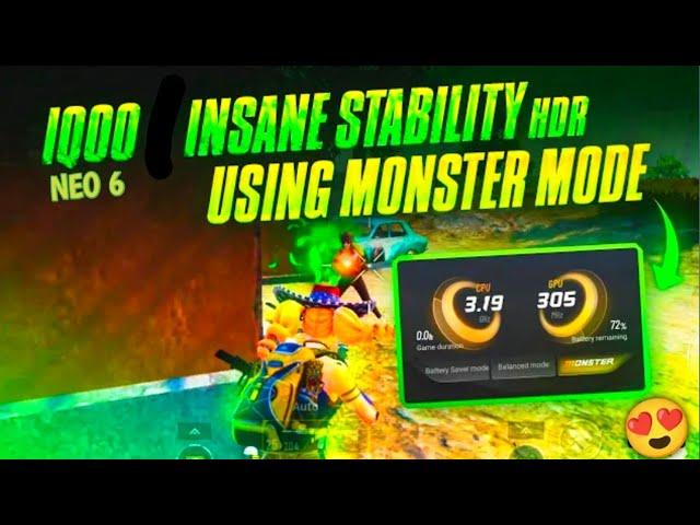 MONSTER MODE ON | IQOO NEO 6 EXTREME PERFORMANCE WITH FPS METER  | SNAPDRAGON 870