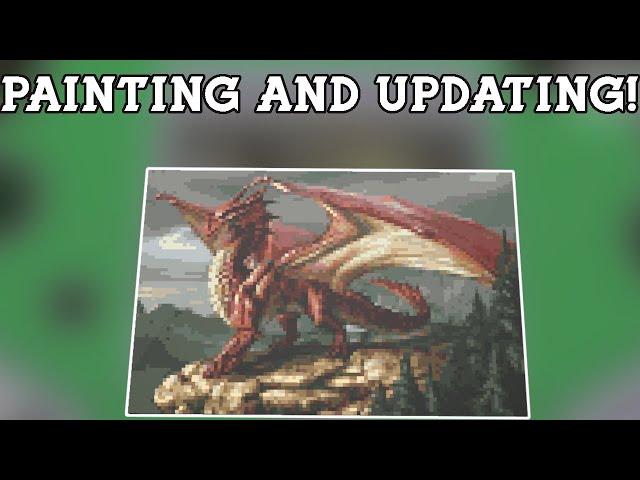 Painting A Dragon! [Color By Number - Roblox]