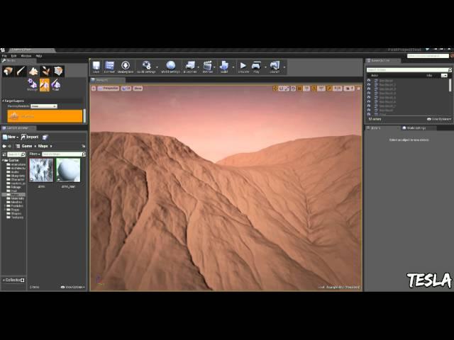 Unreal Engine 4 - Import Heightmap (With Download)