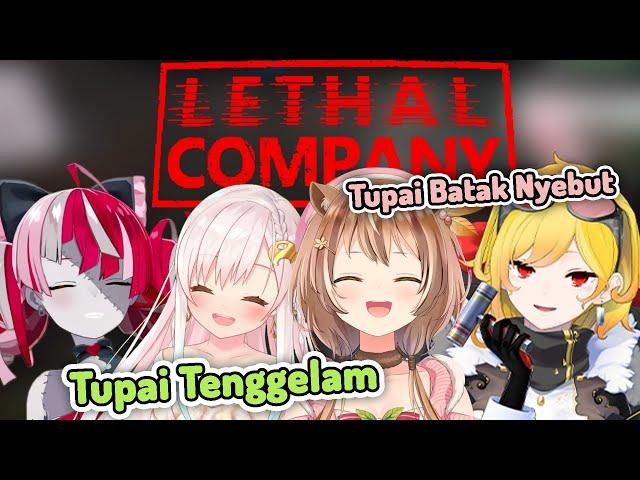 Momen Kocak Risu Main Lethal Company Bareng Kaela, Iofi & Ollie [Hololive ID]