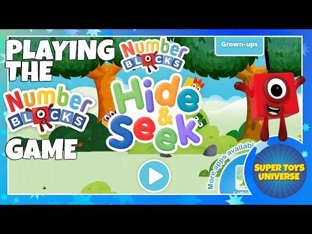 NUMBERBLOCKS Game! Hide & Seek -  Numberblocks Hide & Seek playthrough