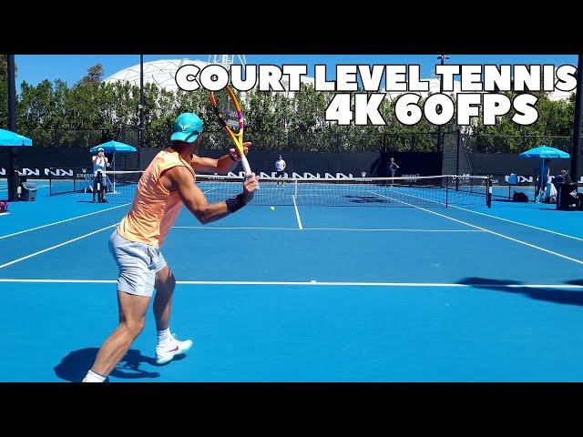 Rafael Nadal as a Righty? Court-Level Mirrored View of His Technique Revealed!