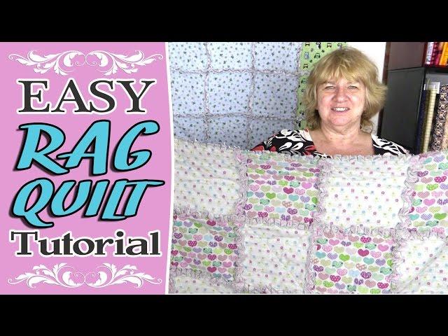 Rag Quilt Tutorial - Easy Beginners Rag Quilt