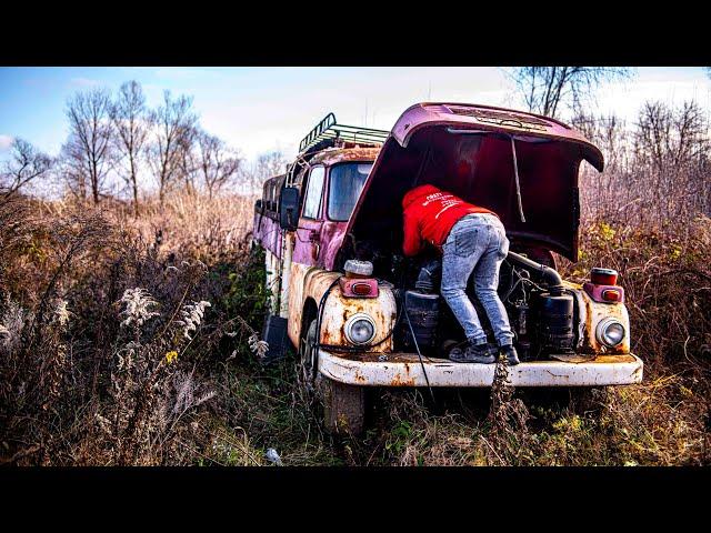 Abandoned Tatra 138 Tanker - Start After 18 Years + Test Drive