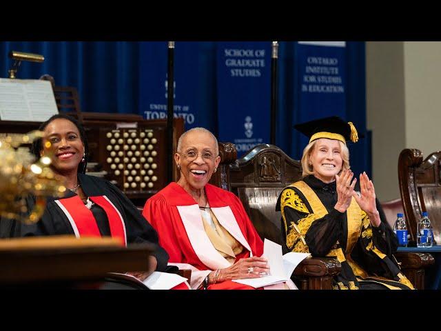 Zanana Akande, U of T honorary degree recipient, June 19, 2024