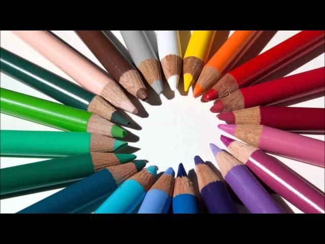 (3D binaural sound) Asmr coloring with colored pencils