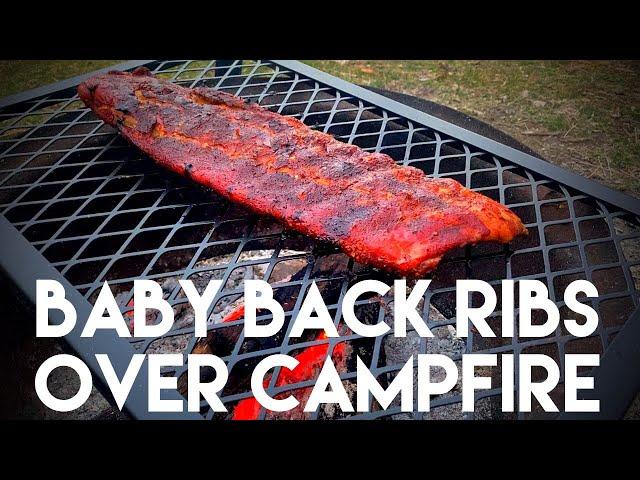 Ribs Over Campfire | Cooking with Dave and Nikki