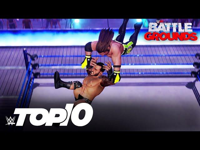 Craziest Moments in the Battlegrounds: WWE 2K Battlegrounds Top 10