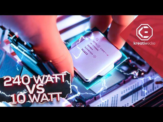 KRANK: CPU auf 10 WATT runtergeregelt! Hört auf Strom zu verschenken! Was bringen Powerlimits? #WBE