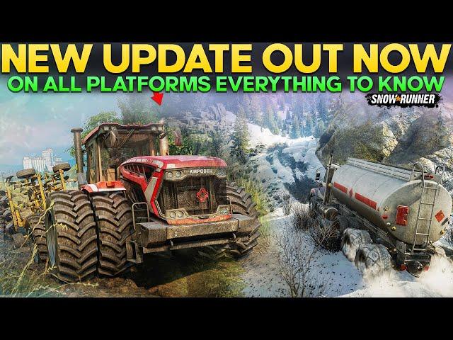 New Update Out Now New Features on All Platforms in SnowRunner Everything You Need to Know