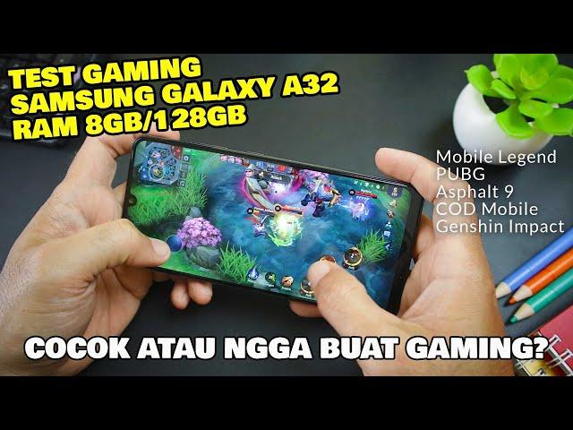 GAMING TEST SAMSUNG GALAXY A32 RAM 8GB/128GB - GOOD OR BAD?