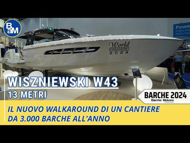 Wiszniewski W43 è la nuova barca per il weekend di 13 metri (da 900 cavalli)