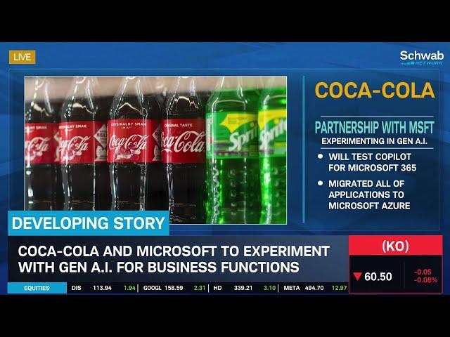 Coca-Cola’s (KO) Generative A.I. Partnership with Microsoft (MSFT)