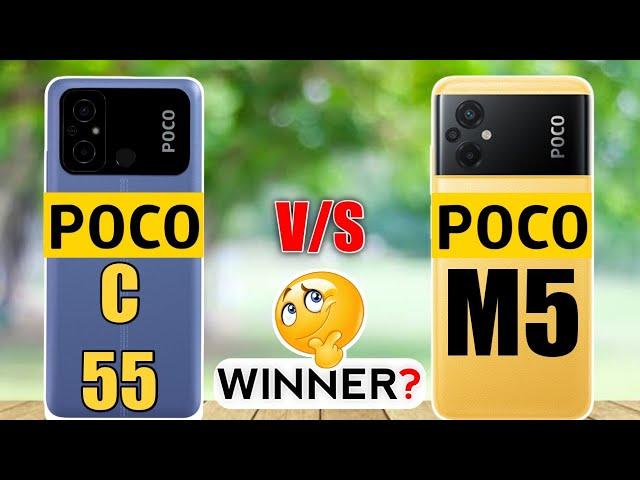 POCO C55 vs POCO M5 -Winner 