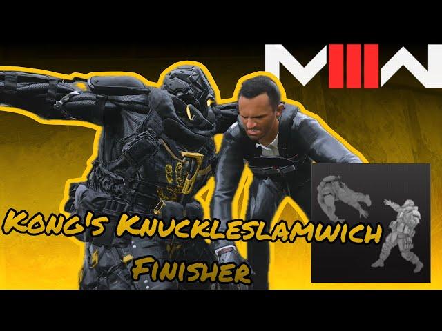 Kong’s KnuckleSlamwich Finishing Move (KONG OPERATOR BUNDLE) | Modern Warfare 3 | Season 2 Reloaded