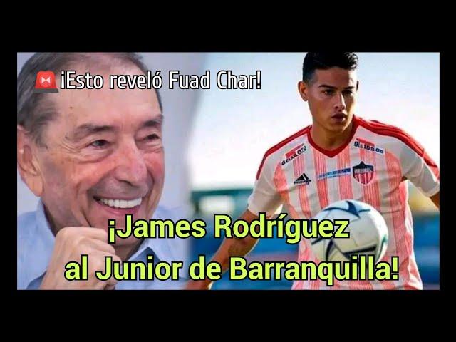  ¡Últimas noticias! James Rodríguez al Junior de Barranquilla 