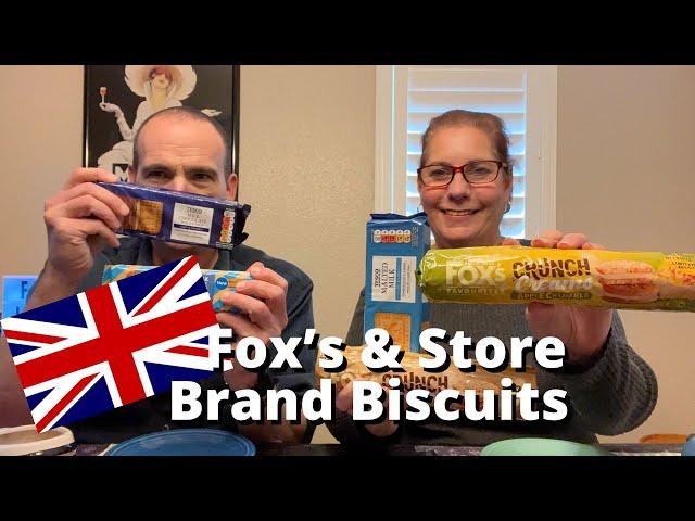 Fox's and Store Brand Biscuits from the UK