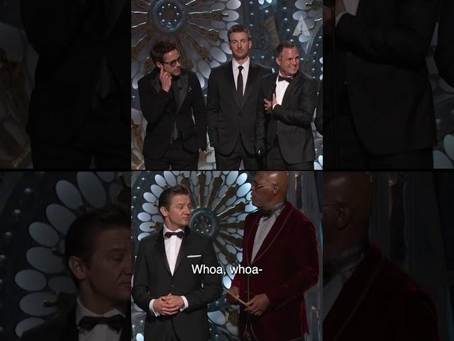 The Avengers Quarrel at the Oscars | #Shorts