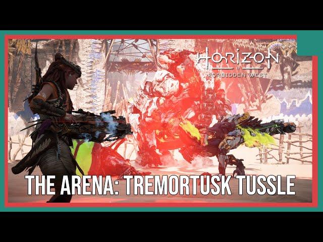 The Arena, TREMORTUSK TUSSLE - Horizon Forbidden West,  TOP 50 Guide (Normal Difficulty) EASY