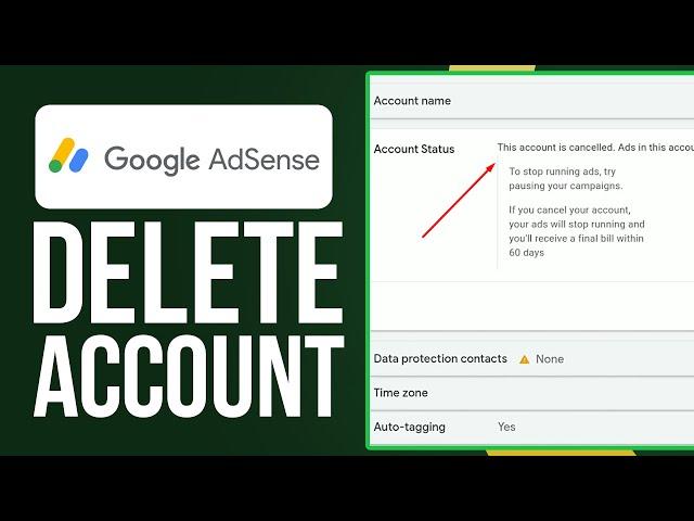 How To Delete Your Google AdSense Account Permanently! (2024) Easy Tutorial