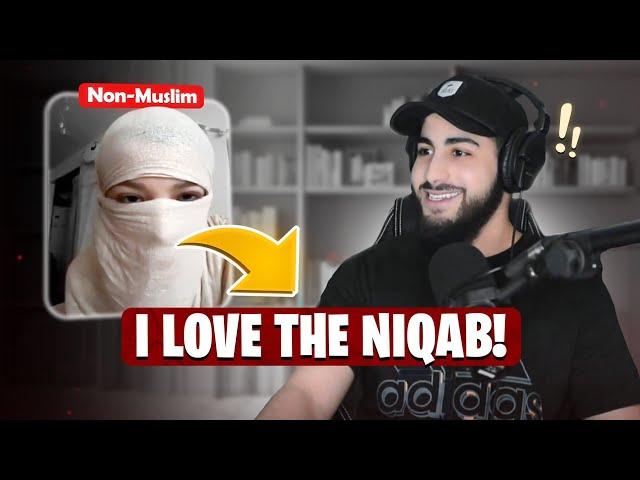 Non-Muslim Niqabi Shocks Muslim Live On Stream!? Muhammed Ali