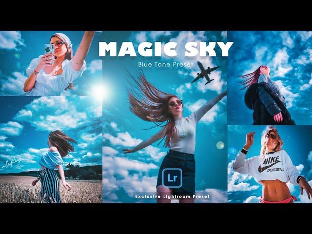 Lightroom Presets DNG & XMP Free Download | Magic SKY Preset mobile Tutorial | Dark Blue Tone