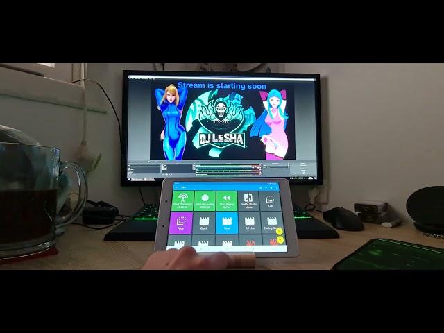 OBS remote control from my Tablet