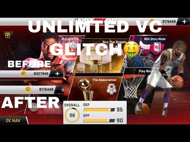 UNLIMTED VC GLITCH NBA2K20 MOBILE!!