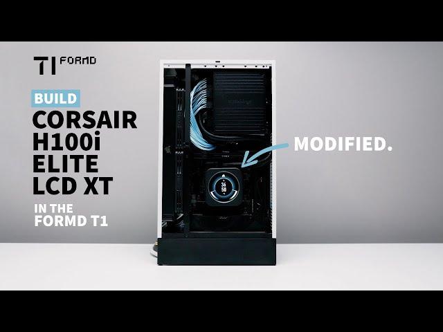 FormD T1 Build: Clean Cable Management for H100i LCD XT & Commander Pro