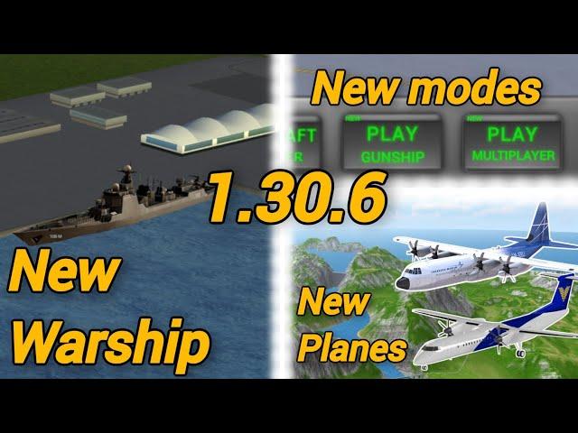 Turboprop FS update 1.30.6 concept and Review (New Planes, New modes and new Warship)