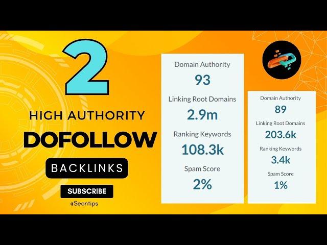 Boost Your Website Ranking with 2 High-Authority Dofollow Backlinks