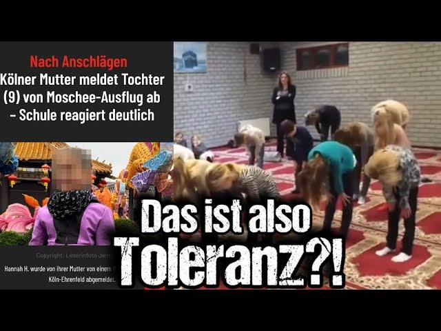 SCHULKINDER müssen in die MOSCHEE gehen - DROHUNGEN und STRAFE für MUTTER und TOCHTER