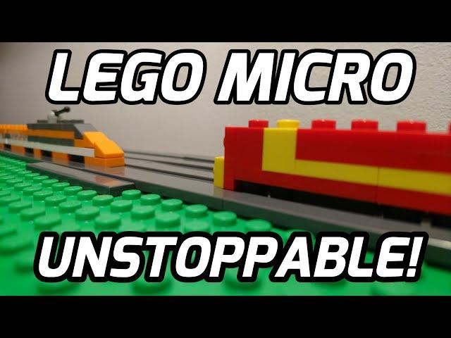 LEGO Micro Unstoppable Train and the TGV!