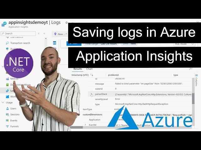 .NET Saving Logs In Azure Application Insights - Serilog