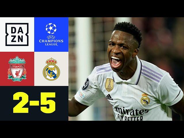 Die Königlichen zaubern in Anfield: FC Liverpool - Real Madrid 2:5 | UEFA Champions League | DAZN