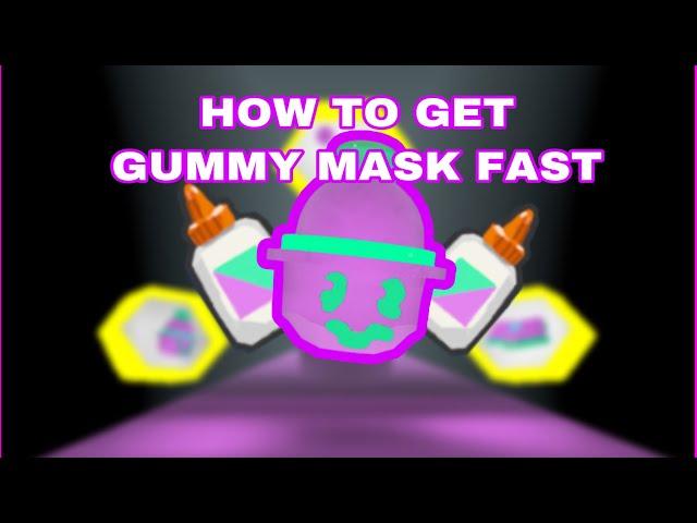 HOW TO GET GUMMY MASK FAST  (Bee swarm Simulator)