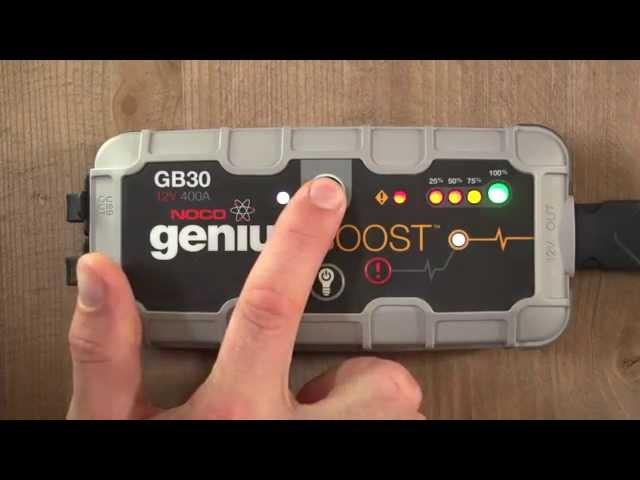 How To Jump Start A Car Battery - NOCO Genius Boost GB30 UltraSafe Lithium Jump Starter